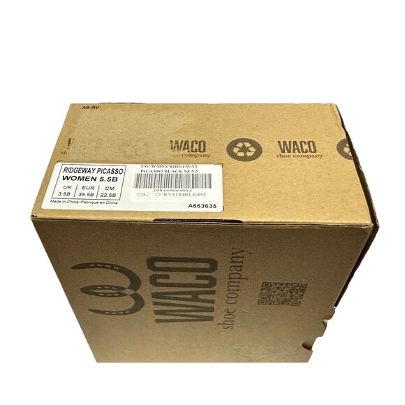 NEW Revitalign Womens Sz 5.5 Ridgeway Picasso Black Leather Slip On Comfort Shoe - Picture 11 of 11